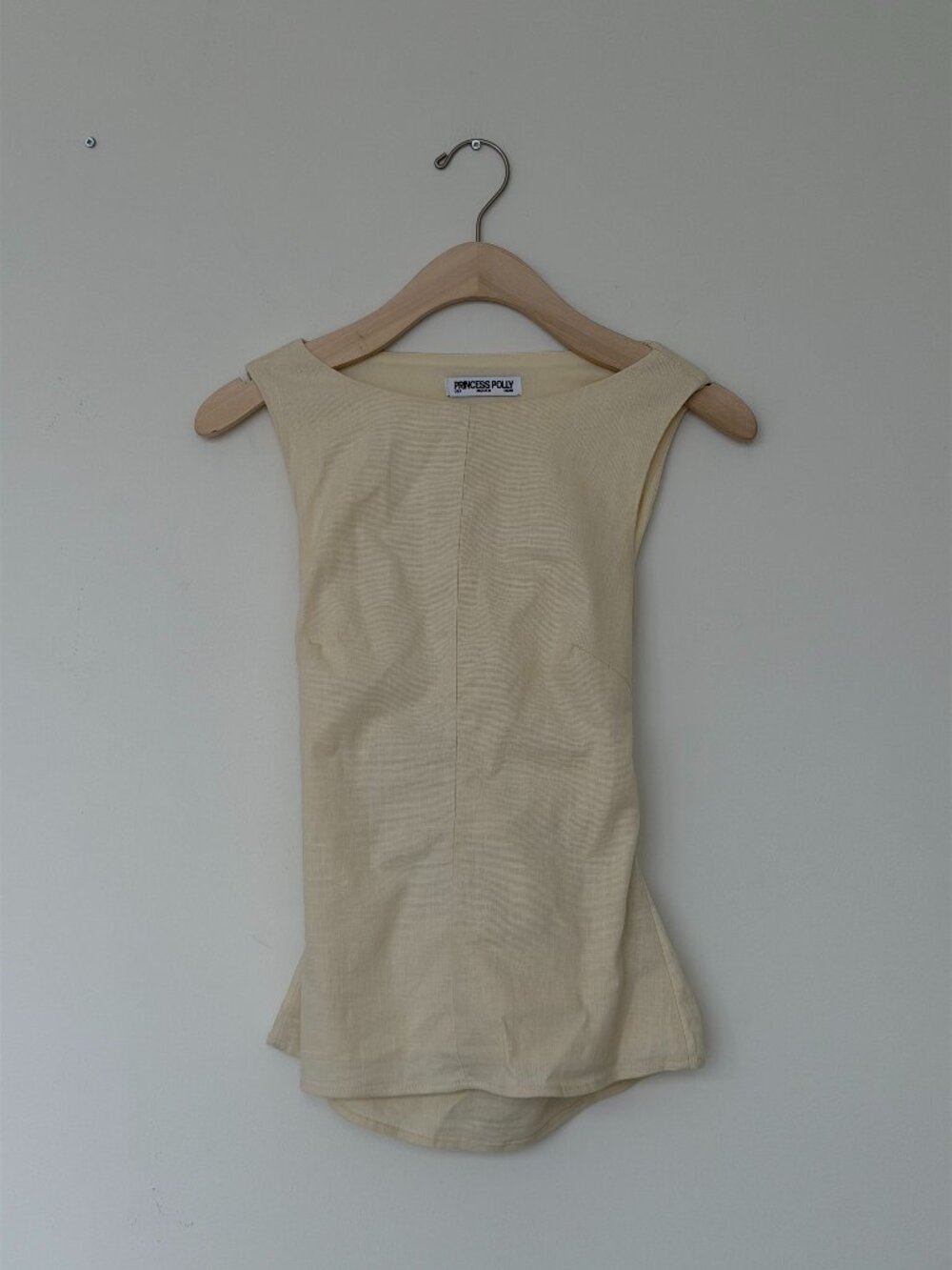 Princess Polly Michaud Top - Cream - Size US 4